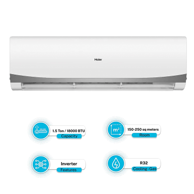 HAIER 1.5 ton Split Inverter AC |18HFMCC