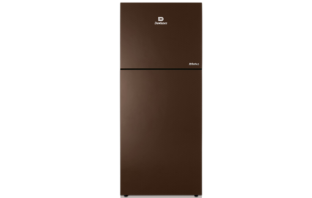 DAWLANCE REFRIGERATOR AVANTE PLUS GLASS DOOR LUX BROWN | 9191 Avante Plus