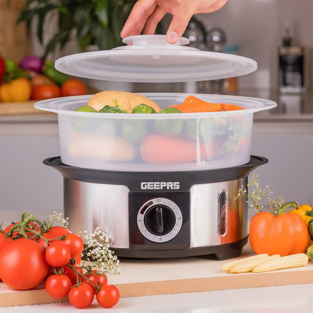 GEEPAS FOOD STEAMER 12 LITRE | GFS6302UK