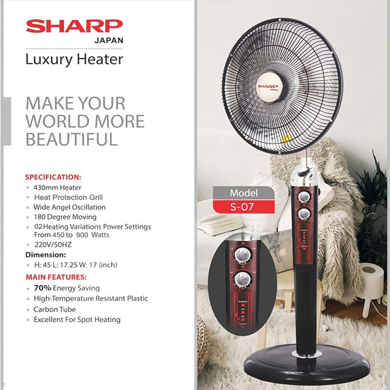 SHARP SUN HEATER MANUAL | S-07
